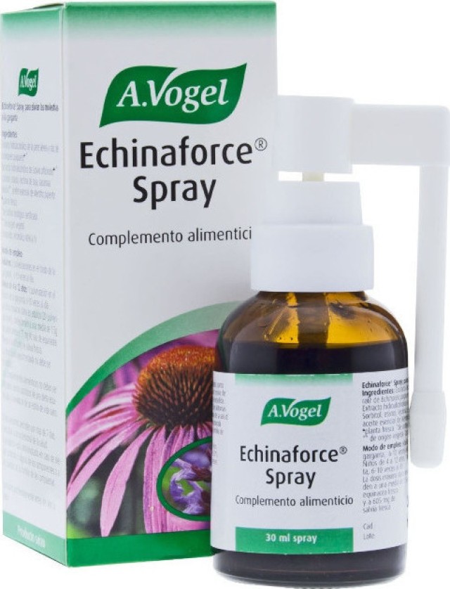 A.VOGEL Echinaforce Throat Spray Στοματικό Σπρέι Για Την Αντιμετώπιση του Κρυολογήματος, 30ml