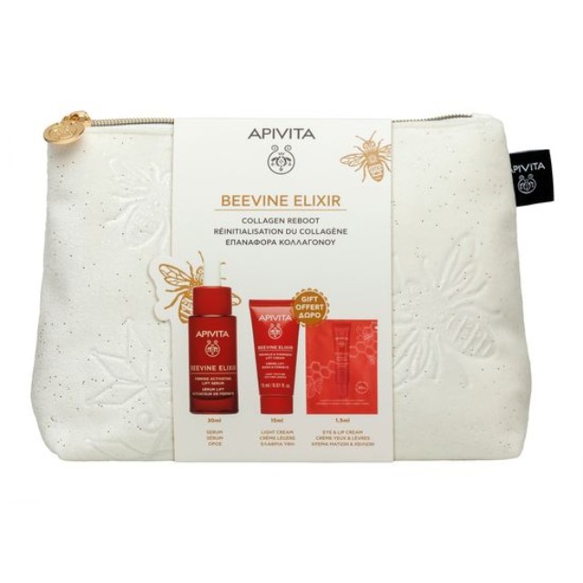 Apivita Πακέτο Beevine Elixir Serum 30ml & Δώρο Light Cream 10ml + Eye Cream 1,5ml