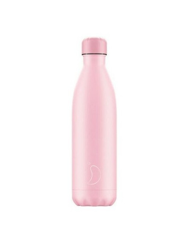 CHILLYS Μπουκάλι Θερμός Ανοξείδωτο Ροζ All Pastel Pink, 500ml
