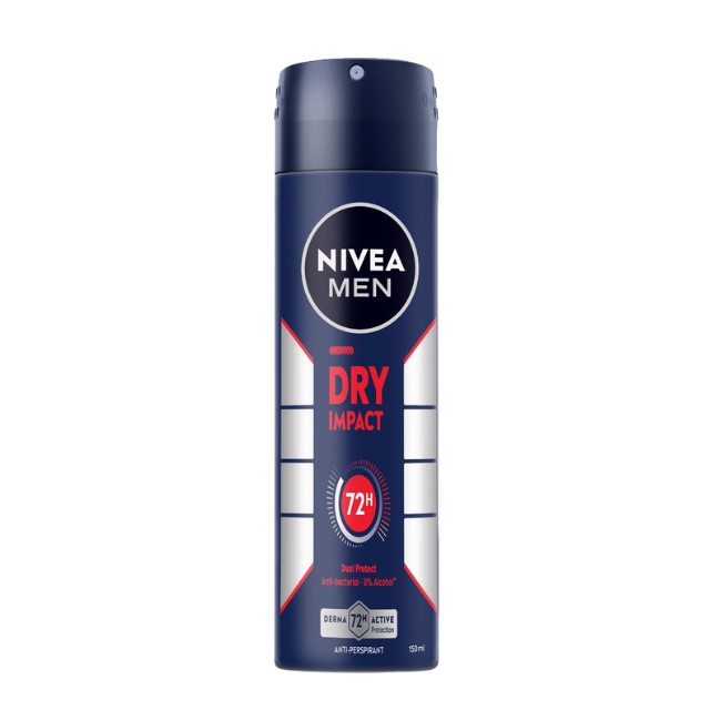 Nivea Men Dry Impact Spray 72h 150ml