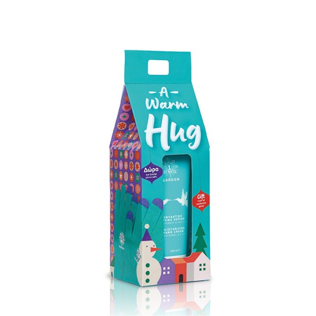 Garden A Warm Hug Πακέτο Moisturizing Hand Cream 100ml & Δώρο Γάντια Χεριών