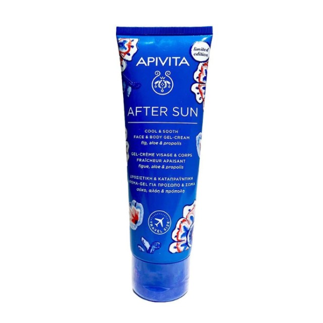 Apivita Bee Sun After Sun Cool & Sooth Face & Body Gel-Cream, Δροσιστική Κρέμα-Gel για Πρόσωπο & Σώμα, 100ml