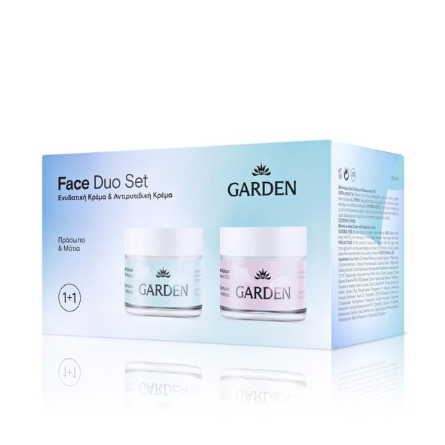 Garden Face Duo Πακέτο Moisturizing Cream 50ml & Anti-Wrinkle Cream 50ml