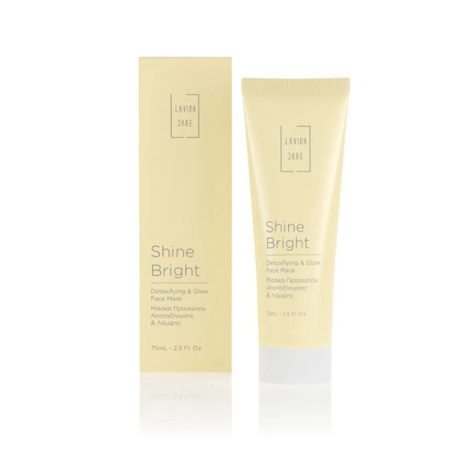 Lavish Care Shine Bright Detoxifying & Glow Face Mask, Μάσκα Αποτοξίνωσης & Λάμψης , 75ml