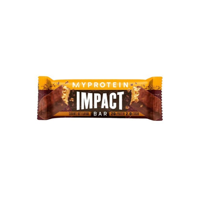 MyProtein Impact Μπάρα Πρωτεΐνης με Γεύση Caramel Nut, 64gr