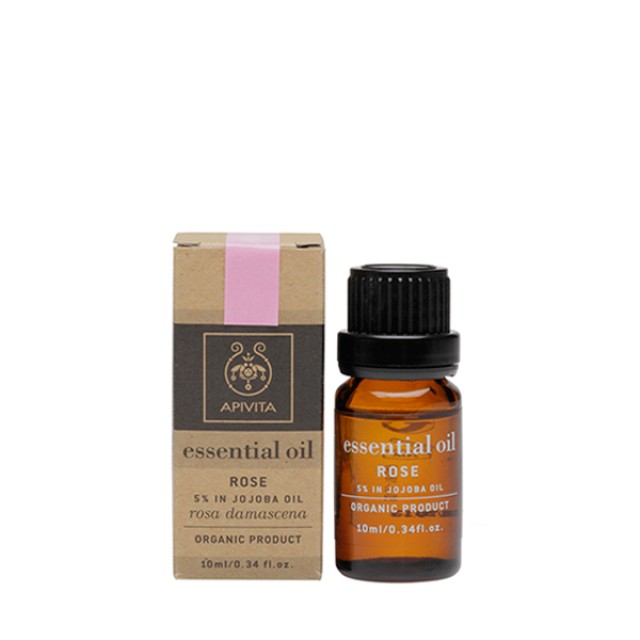 Apivita Essential Oil Rose Harmony Αιθέριο Έλαιο Τριαντάφυλλο 5% Σε Λάδι jojoba,10ml