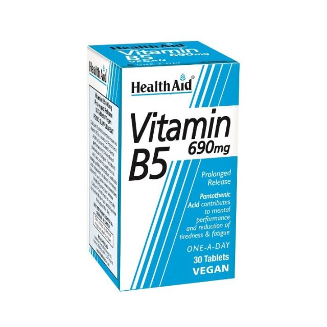 Health Aid Vitamin B5 690mg 30 ταμπλέτες