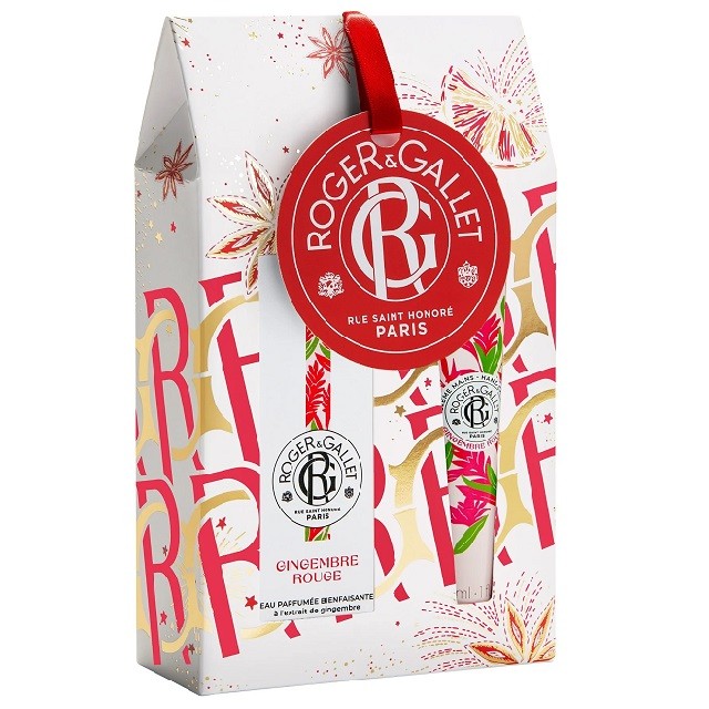 Roger & Gallet Gingembre Rouge Πακέτο Προσφοράς Wellbeing Fragrant Water, 30ml & Hand Cream, 30ml Γυναικείο Άρωμα & Κρέμα Χεριών με Άρωμα Τζίντζερ