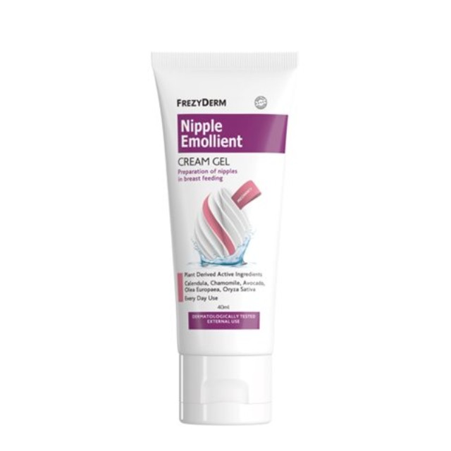 Frezyderm Nipple Emollient Cream Gel Μαλακτική Κρέμα για τις θηλές 40ml