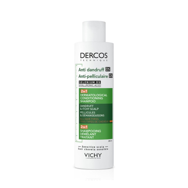 Vichy Dercos Anti-Dandruff DS 2in1 - Σαμπουάν & Conditioner Κατά της Πιτυρίδας, 200ml