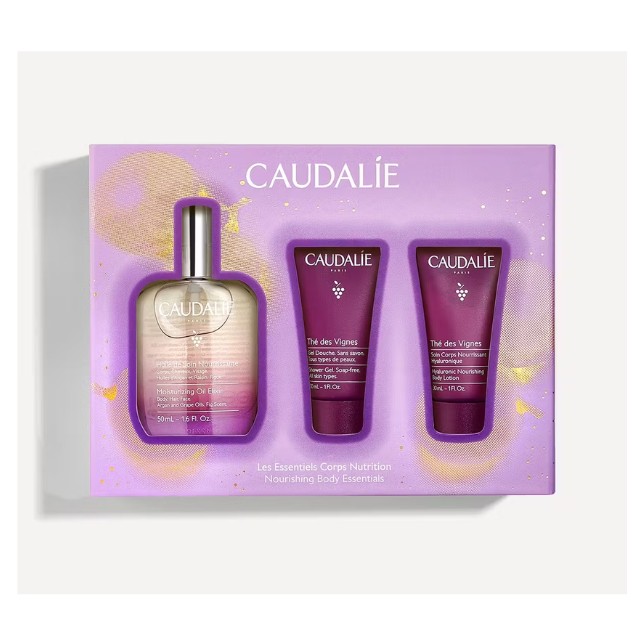 Caudalie Nourishing Body Essentials Πακέτο Oil Elixir 50ml & Shower Gel 30ml & Body lotion 30ml