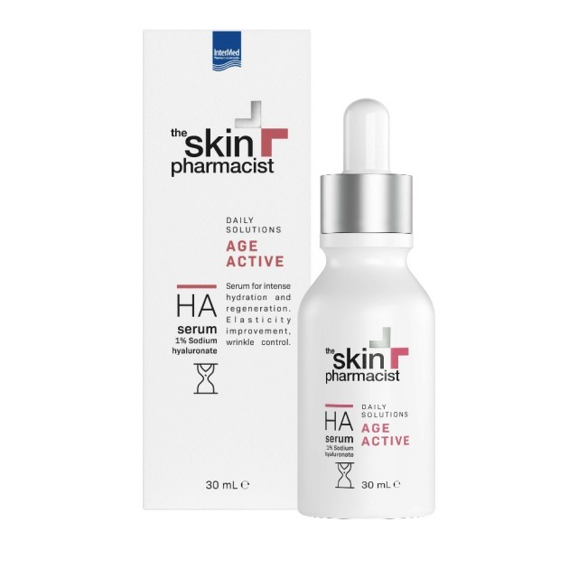 Intermed The Skin Pharmacist  Ορός Εντατικής Ενυδάτωσης & Ανάπλασης, Age Active Ha Serum, 30ml