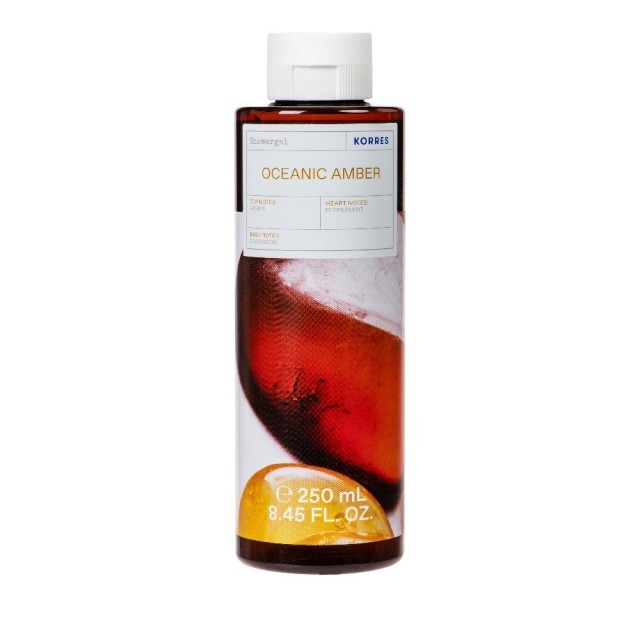 KORRES Shower Gel Oceanic Amber Αφρόλουτρο Κεχριμπάρι του Ωκεανού, 250ml